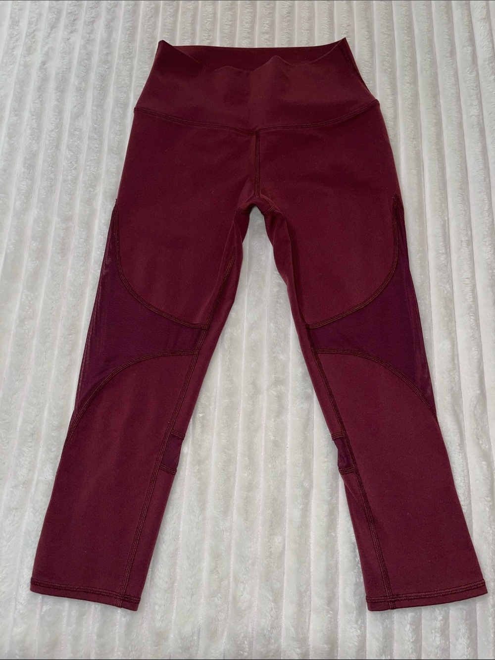 Alo Yoga Mesh Panel Crop | Size Small